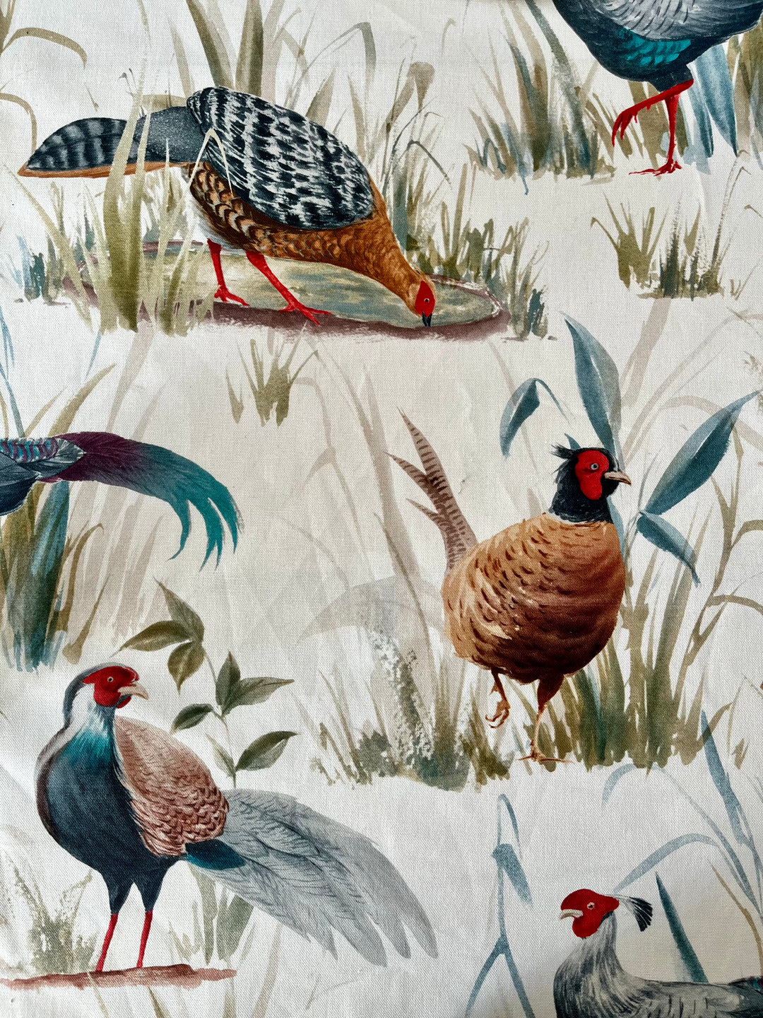 Mantel Estampado Faisanes