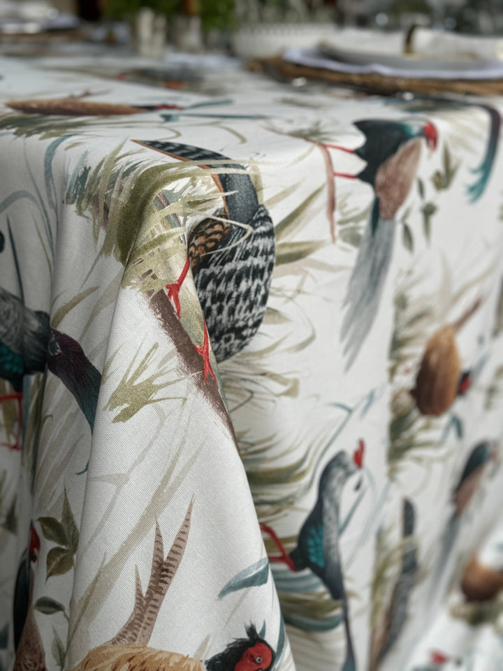 Mantel Estampado Faisanes - La Compañía Francesa