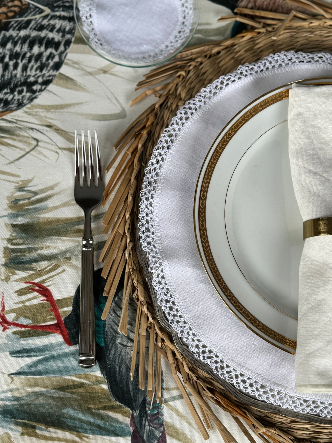 Mantel Estampado Faisanes - La Compañía Francesa