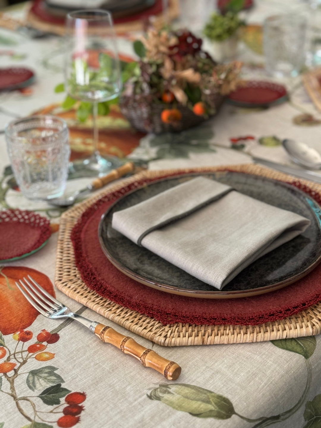 Mantel Estampado Jardin d´Automne - La Compañía Francesa