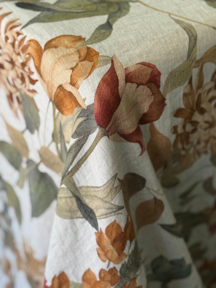 Mantel Estampado Lino Brume d’Or - La Compañía Francesa