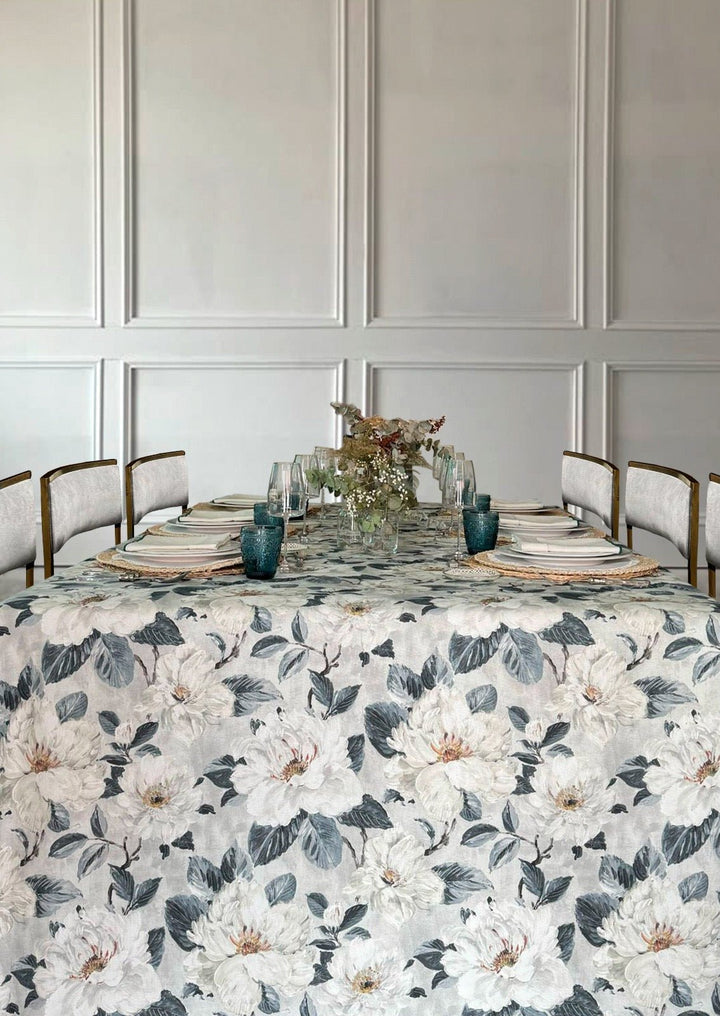 Mantel Estampado White Garden - La Compañía Francesa