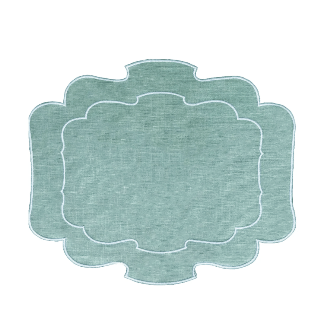 Mantel Individual Ovalado Acqua Set/2 - La Compañía Francesa