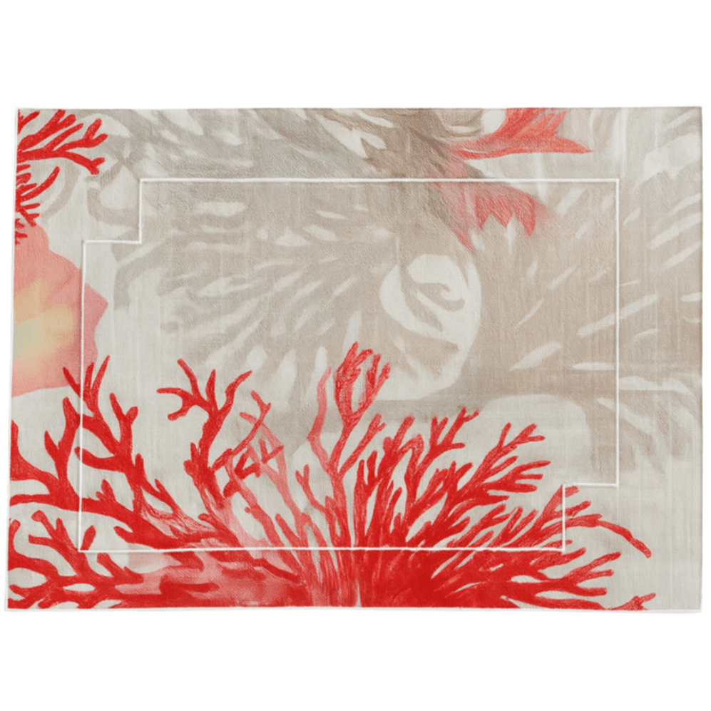 Mantel Individual Resinado Rectangular Capri Set/2 - La Compañía Francesa