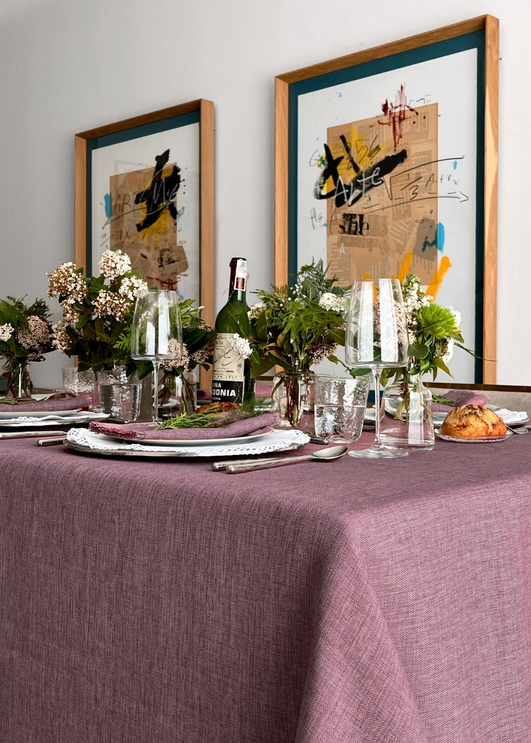 Mantel Kairo Rosa Palo - La Compañía Francesa