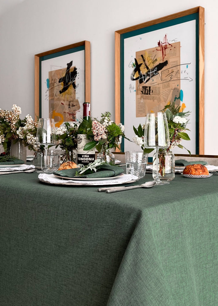 Mantel Kairo Verde Oscuro - La Compañía Francesa