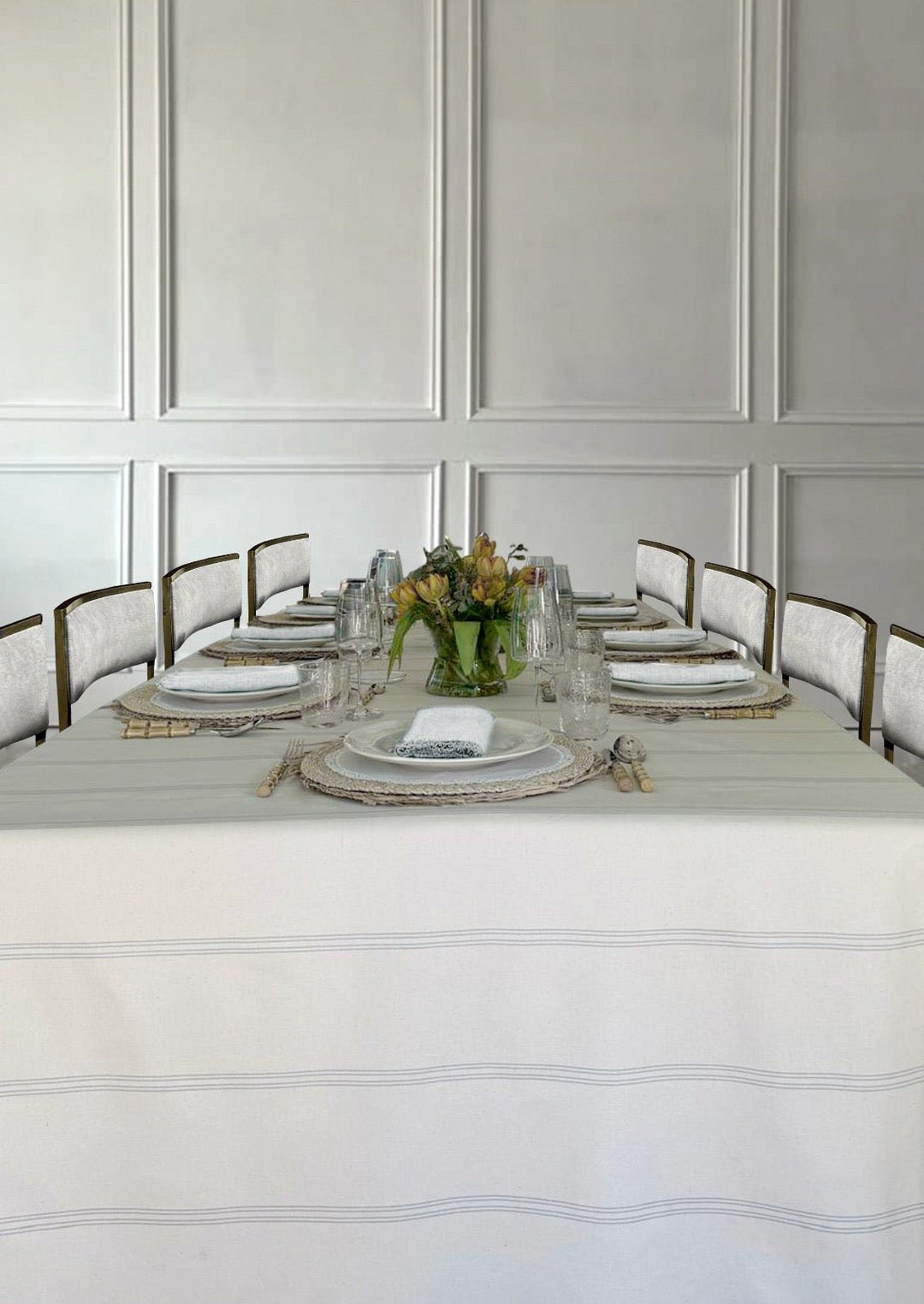 Mantel Resinado Grey Line - La Compañía Francesa