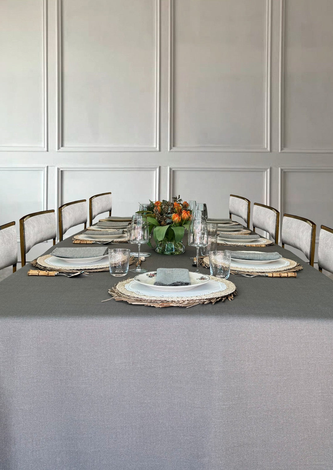 Mantel Resinado Piedra Oscuro - La Compañía Francesa