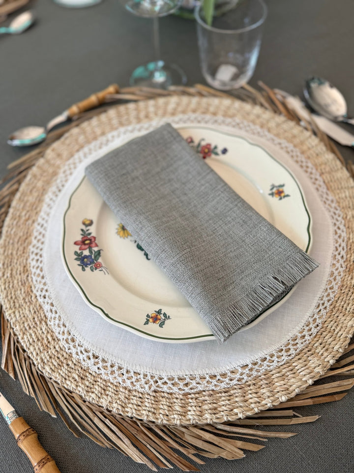 Mantel Resinado Piedra Oscuro - La Compañía Francesa