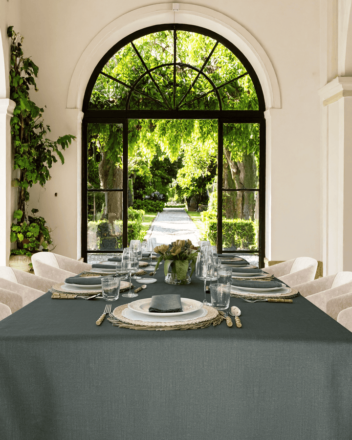 Mantel Resinado Verde Oscuro - La Compañía Francesa