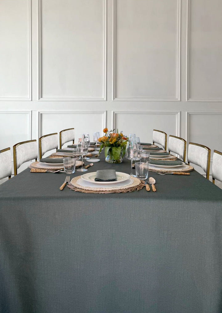 Mantel Resinado Verde Oscuro - La Compañía Francesa