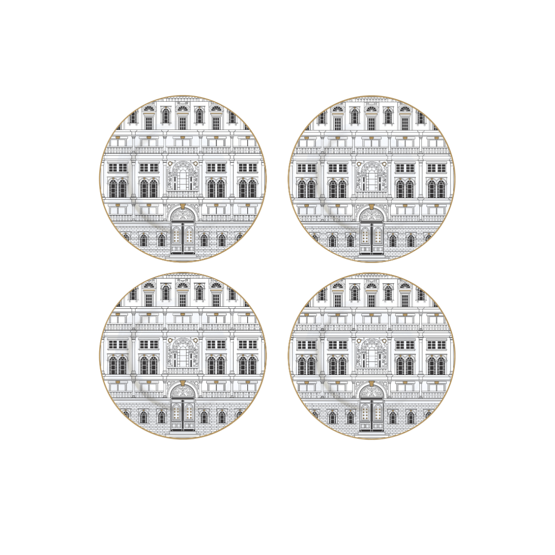 Platos de Postre Palacio Set/4 - La Compañía Francesa