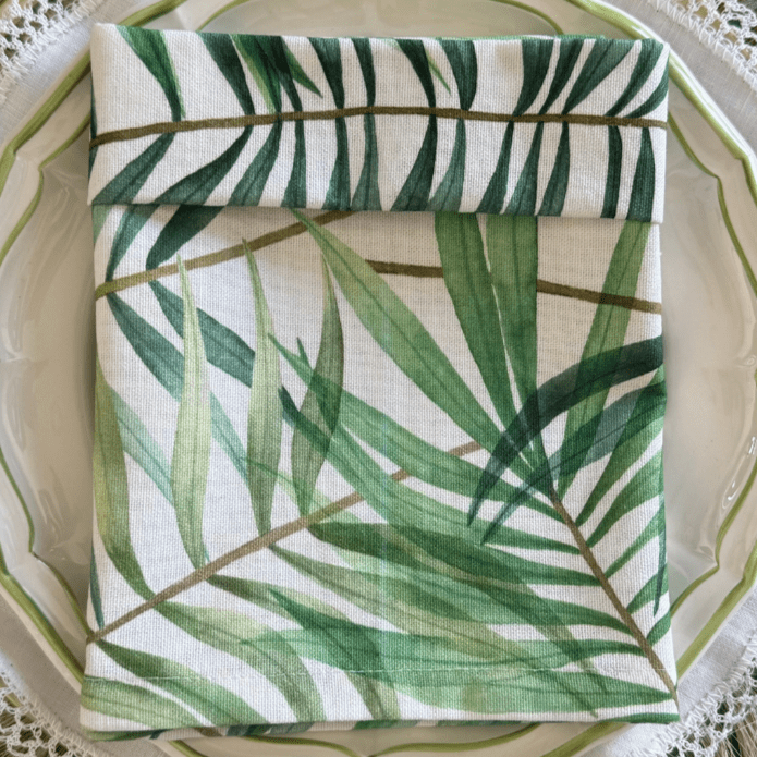 Servilleta de Algodón Estampado Las Palmas - La Compañía Francesa