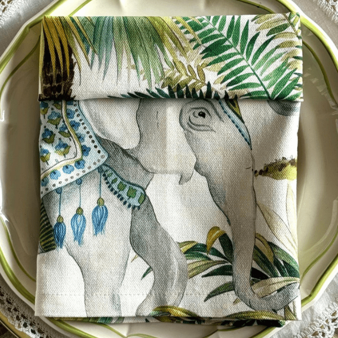 Servilleta Estampada Ceylan - La Compañía Francesa