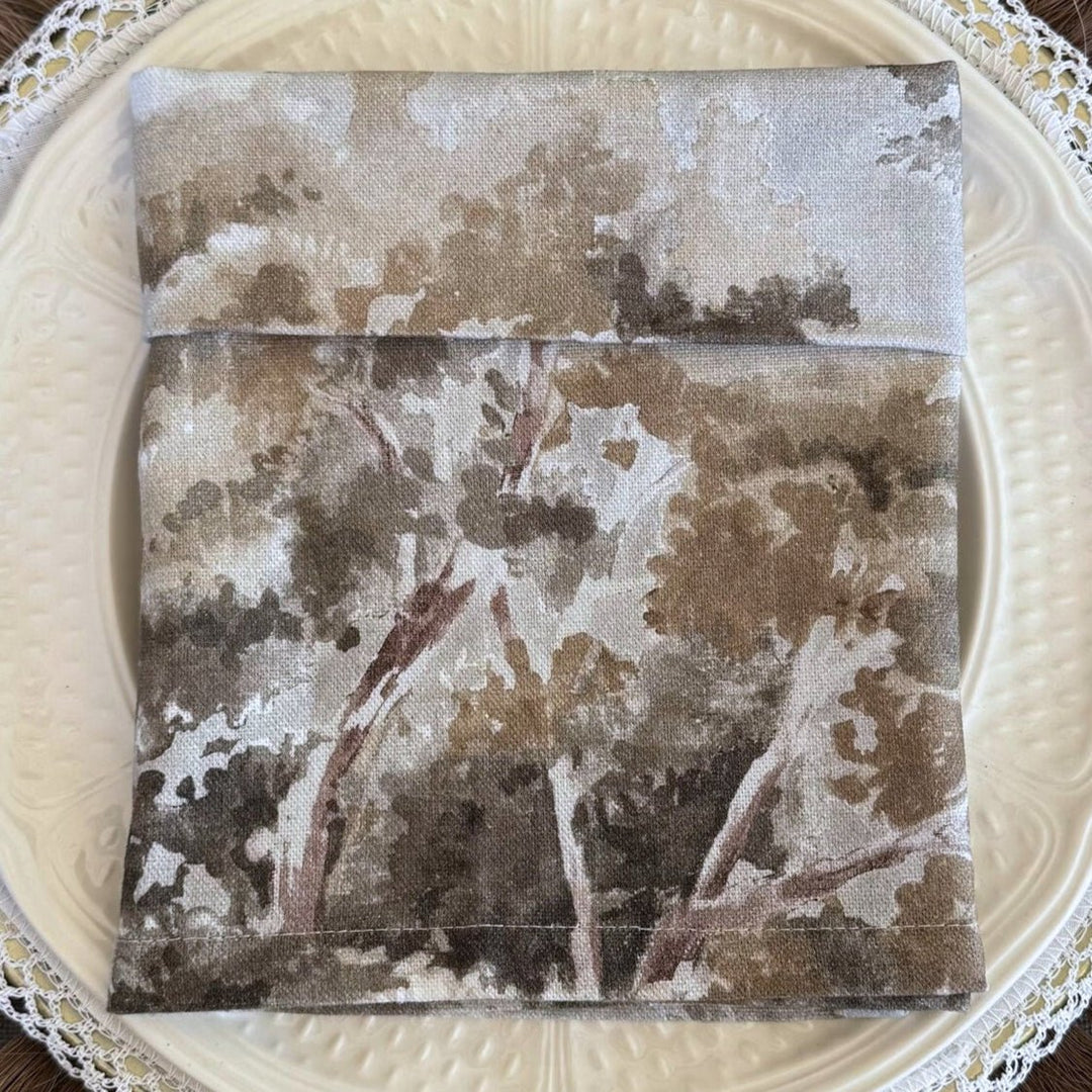 Servilleta Estampada La Forêt Gris - La Compañía Francesa