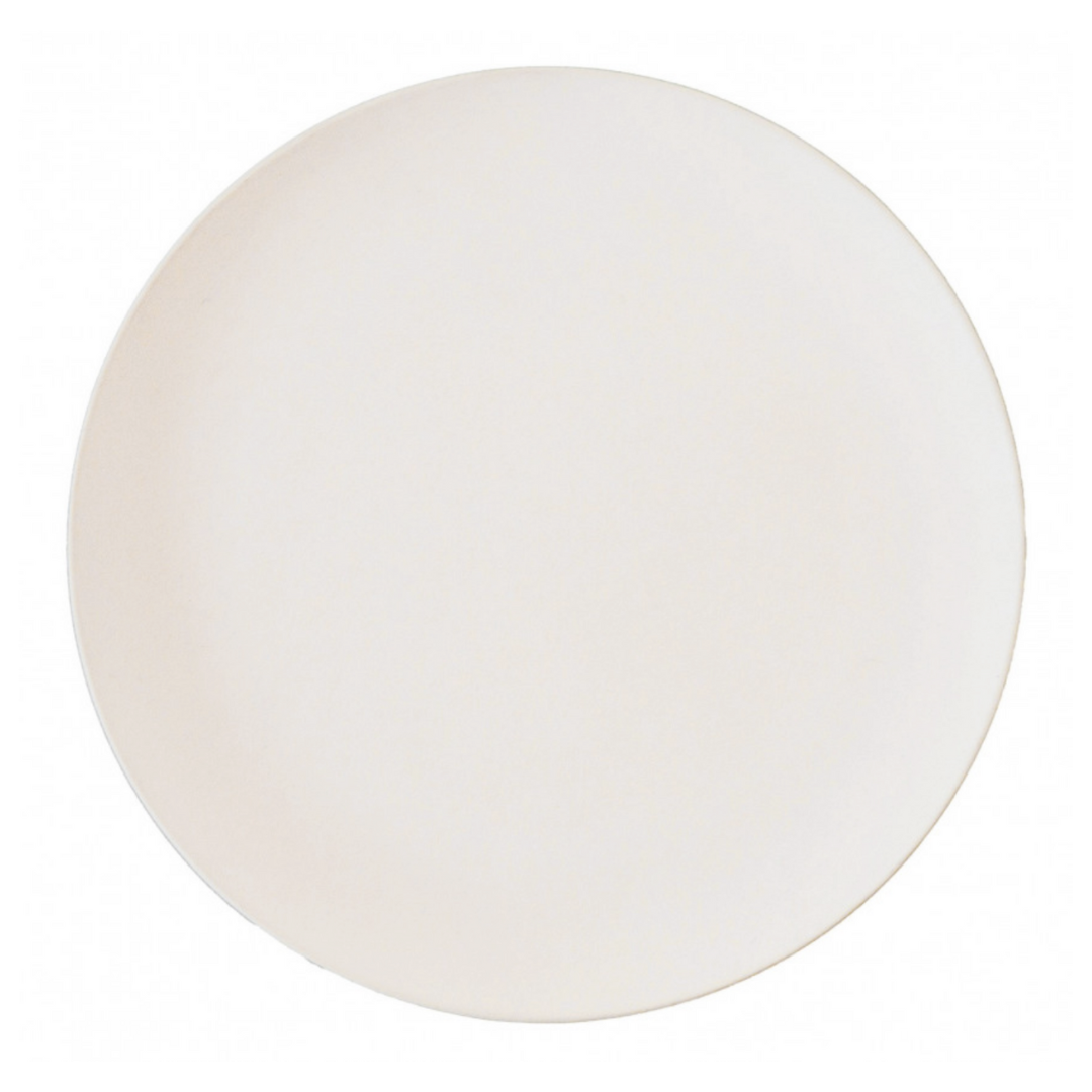 Plato Llano de Melamina Blanco Set/6