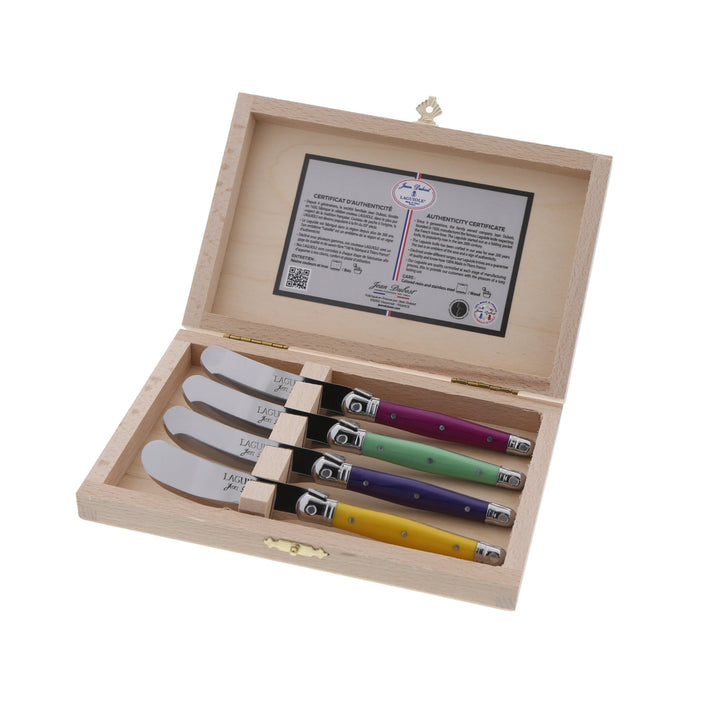 Caja 4 Cuchillos para Untar Colores - La Compañía Francesa