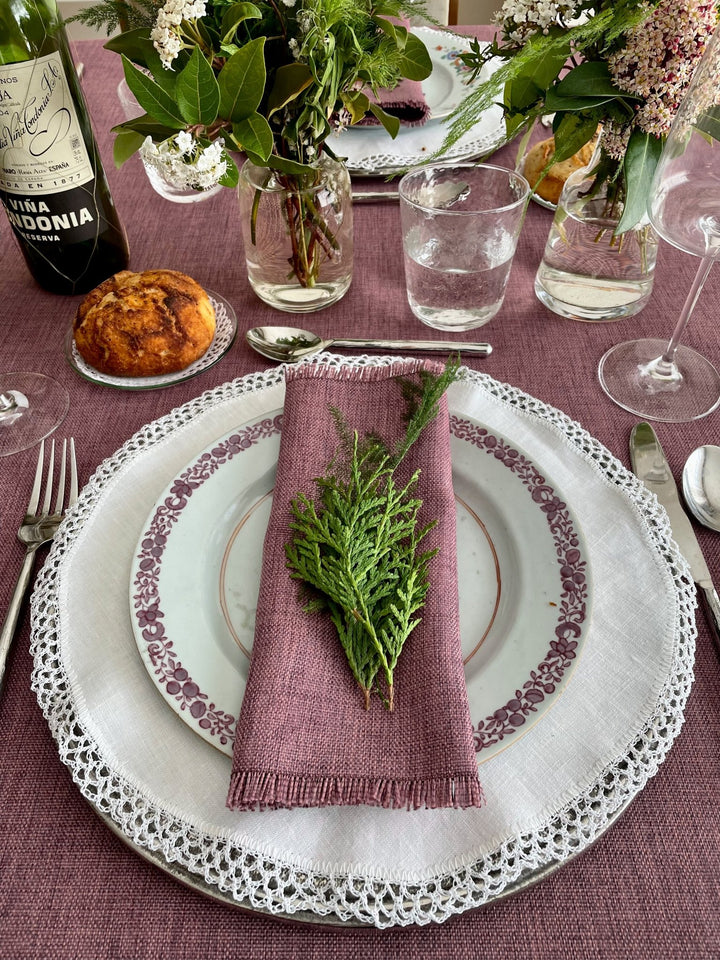 Mantel Kairo Rosa Palo - La Compañía Francesa