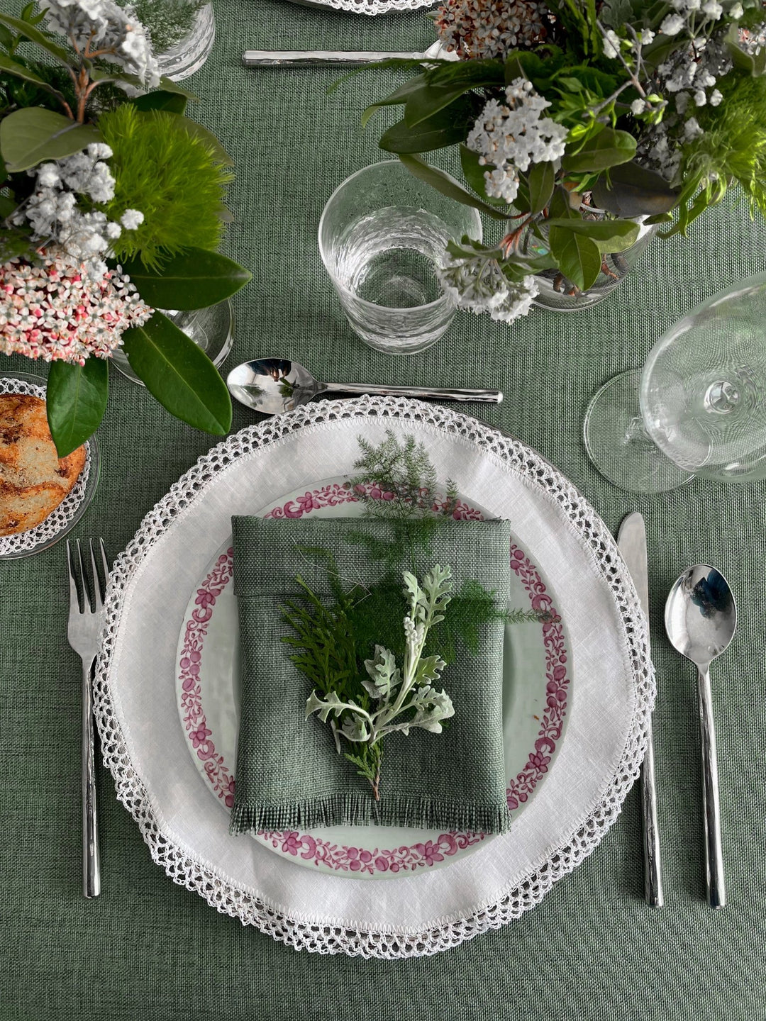 Mantel Kairo Verde Oscuro - La Compañía Francesa