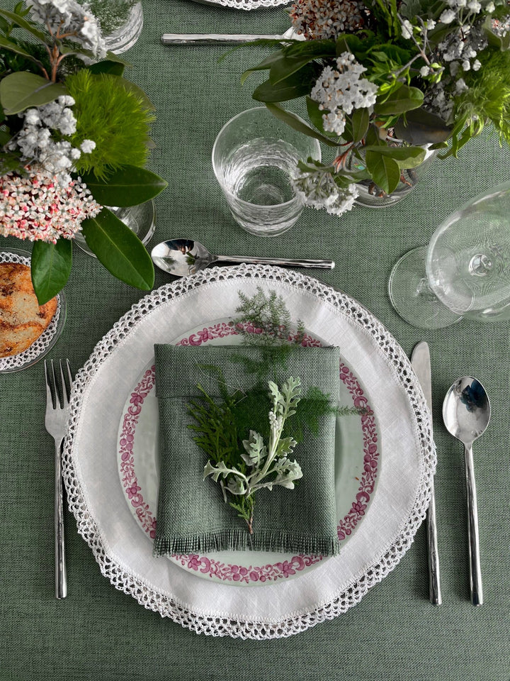 Mantel Kairo Verde Oscuro - La Compañía Francesa