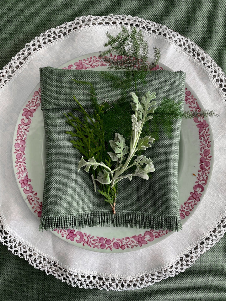 Mantel Kairo Verde Oscuro - La Compañía Francesa