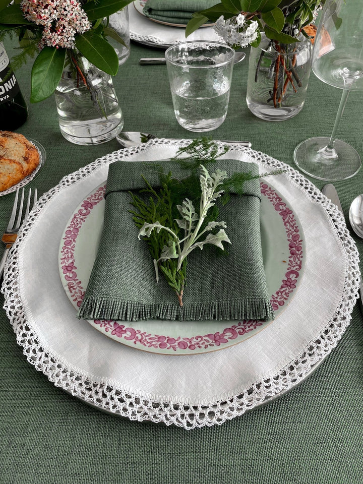 Mantel Kairo Verde Oscuro - La Compañía Francesa