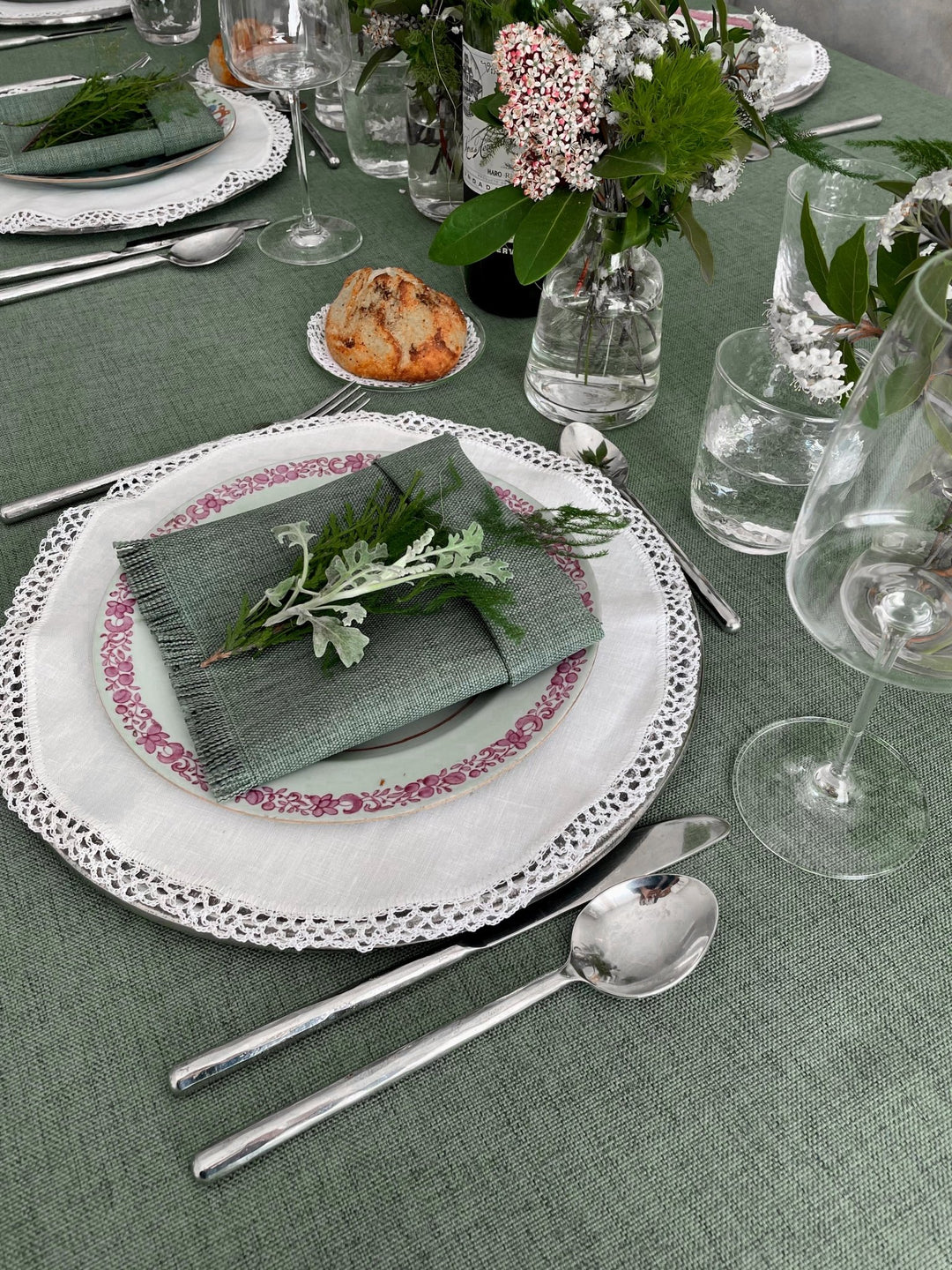 Mantel Kairo Verde Oscuro - La Compañía Francesa