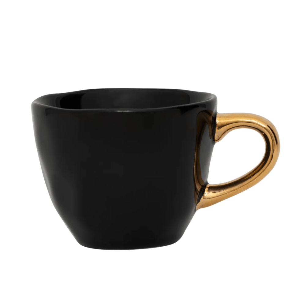 Taza Expresso + Plato | Negro Set/2 - La Compañía Francesa