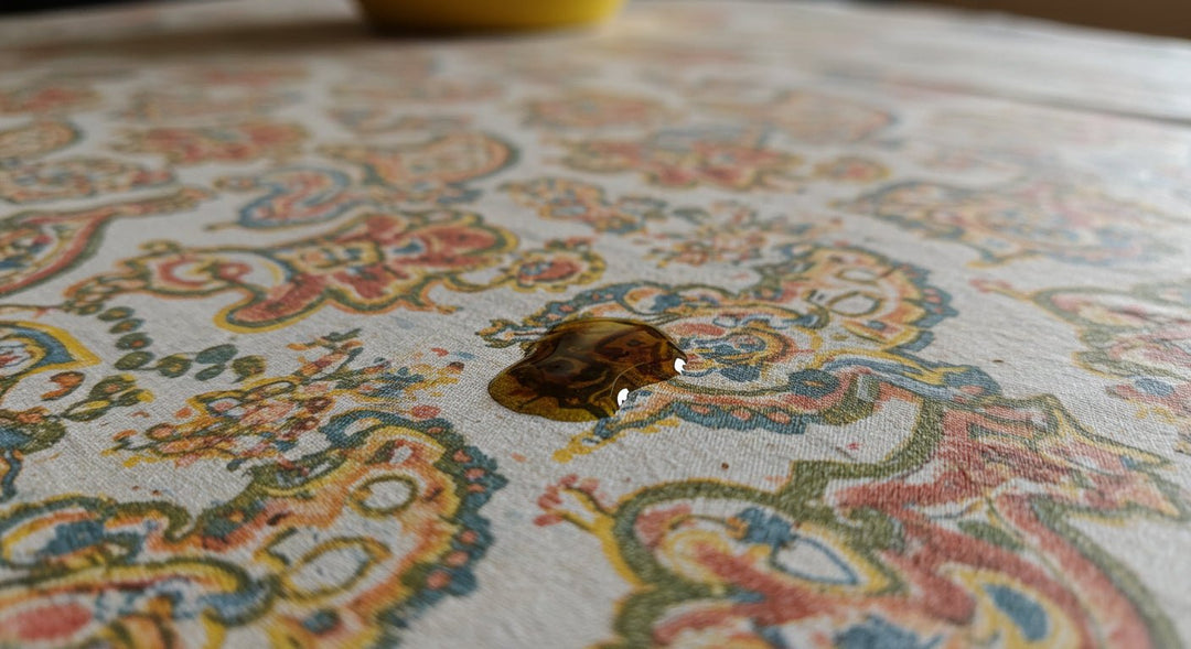 Como quitar manchas de grasa de un mantel - La Compañía Francesa