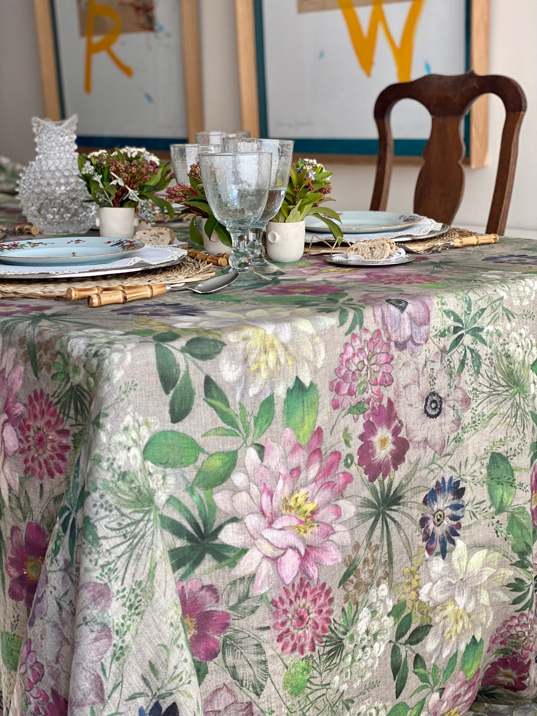 ¿Cuánto debe colgar un mantel? | La caída ideal - La Compañía Francesa