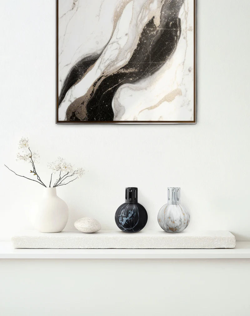 Lámpara Lampe Berger Marbrure Blanche