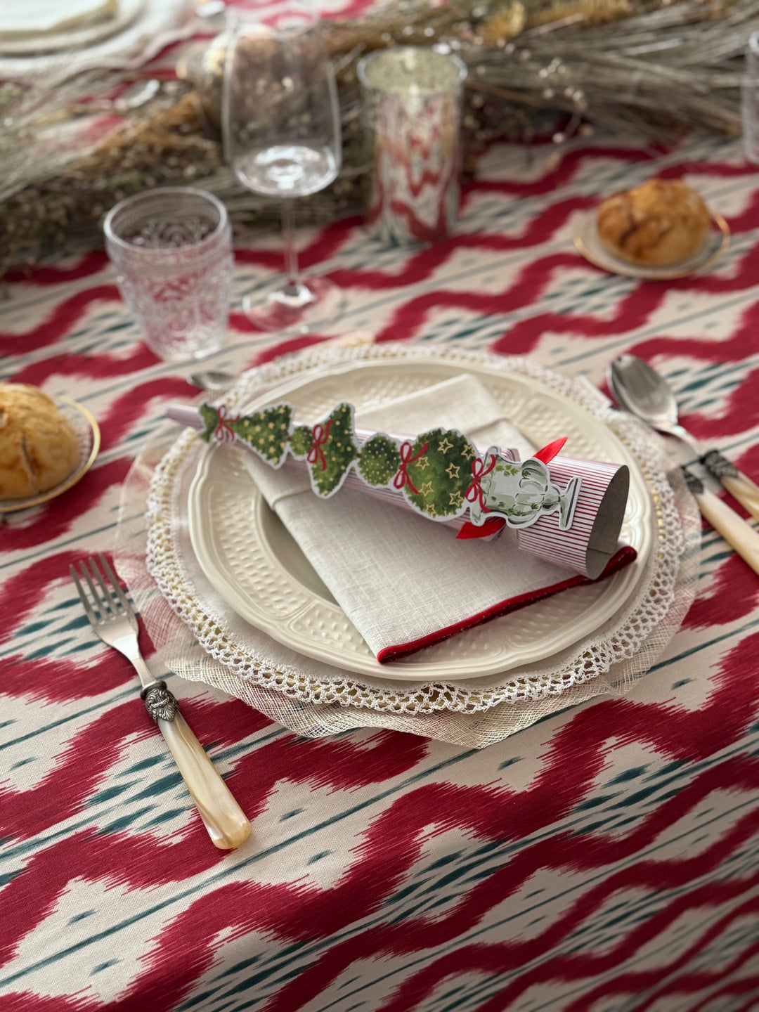 Mantel Estampado Chateau Noel