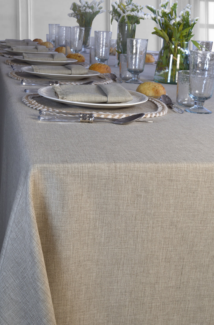 Kairo Dark Stone Tablecloth