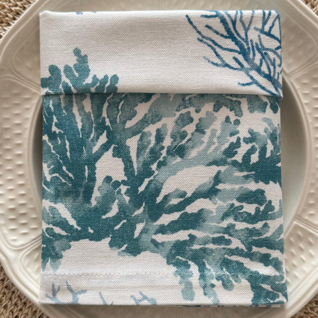 Corail Bleu Printed Cotton Napkin