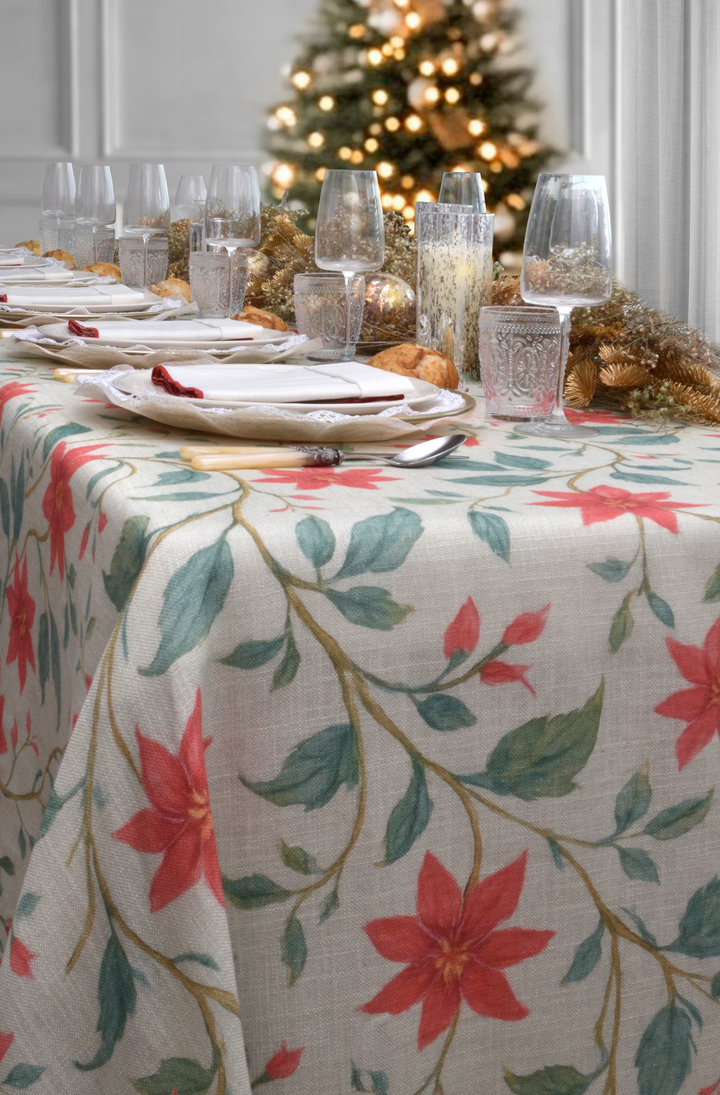 Nappe imprimée Noël en Provence