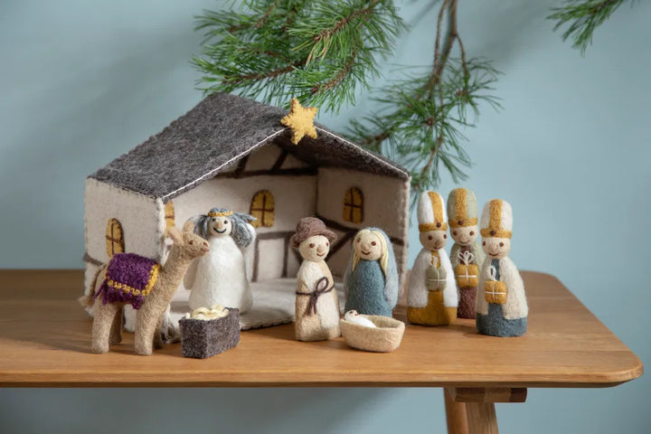 Nacimiento de Fieltro Decorativo