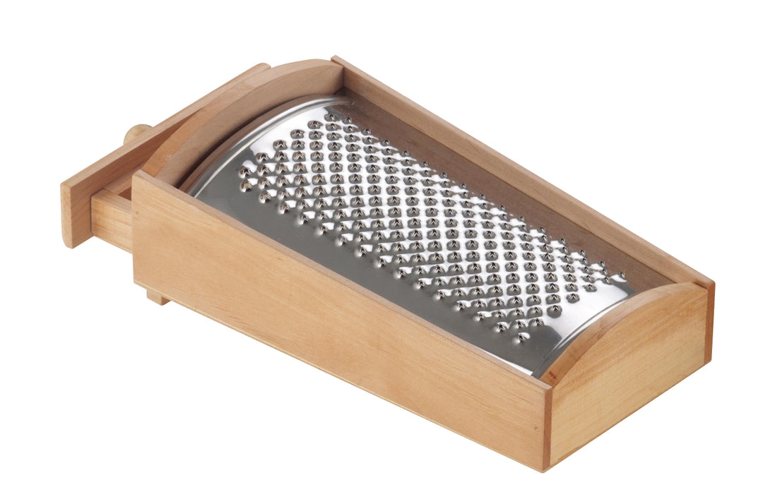 Classic Grater · Beech Wood and Stainless Steel 27 cm