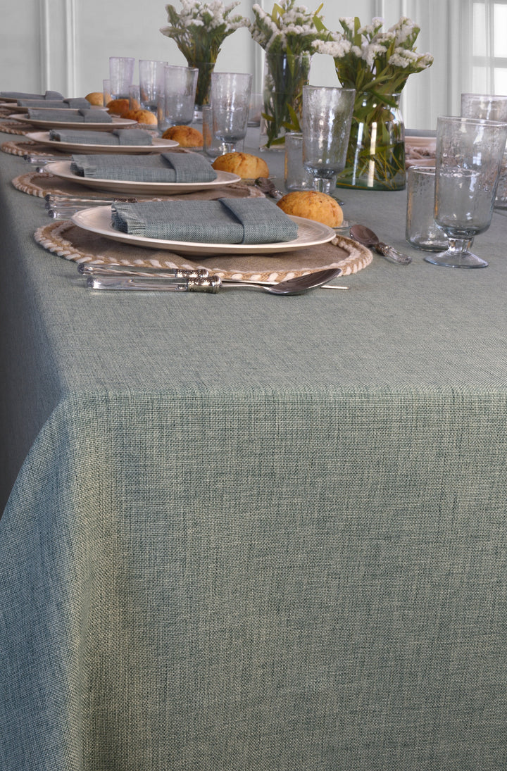 Mantel Kairo Verde Agua