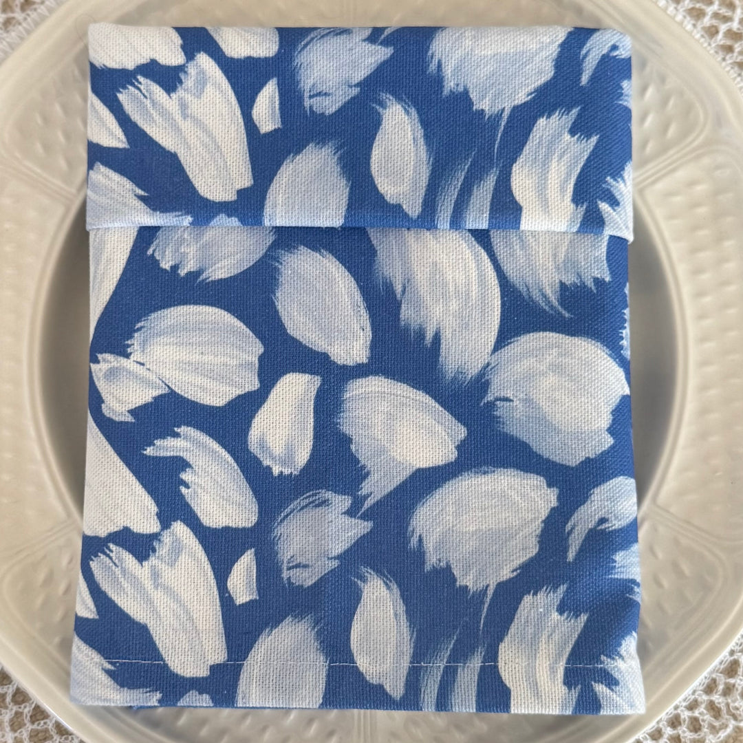 Cotton Batik Print Napkin Blue