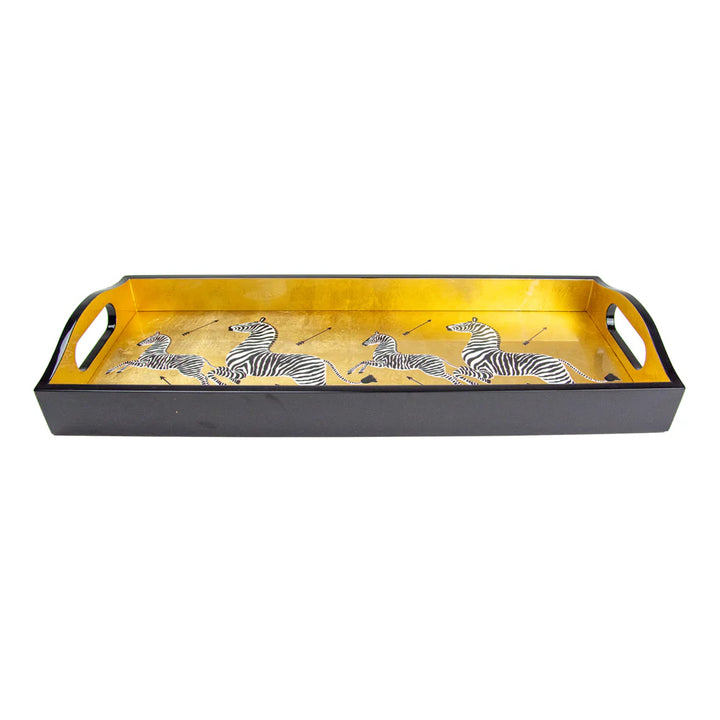 Bandeja Lacada Gold Zebras