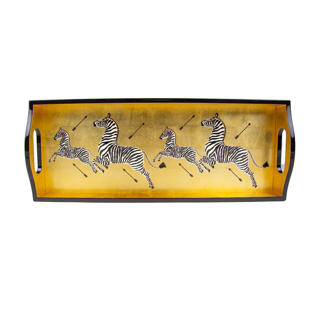 Bandeja Lacada Gold Zebras