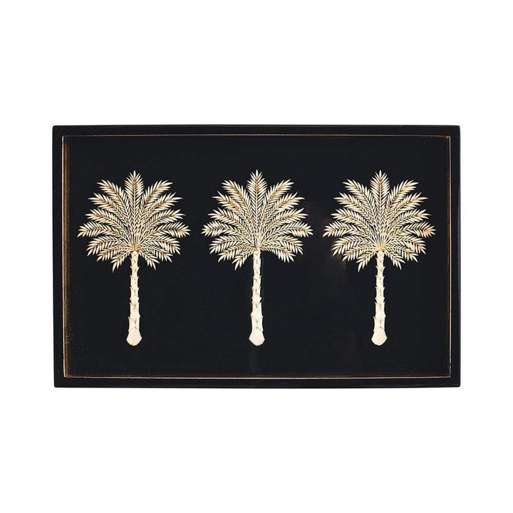 Bandeja Lacada Rectangular Palms