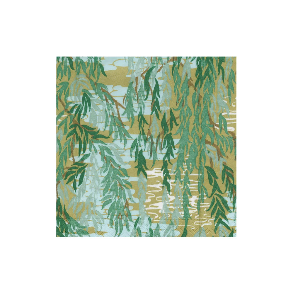 Servilletas Papel Cóctel Willows Green