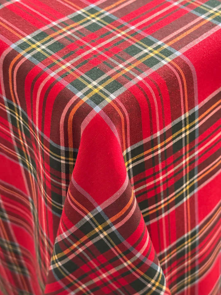 Mantel Rouge Tartan