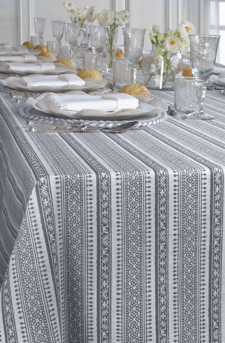 Mantel Resinado Normandie Light Grey