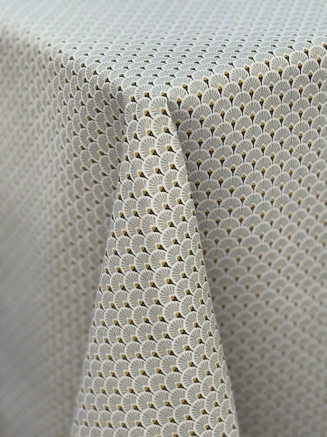 Mantel Estampado Voile Blanc