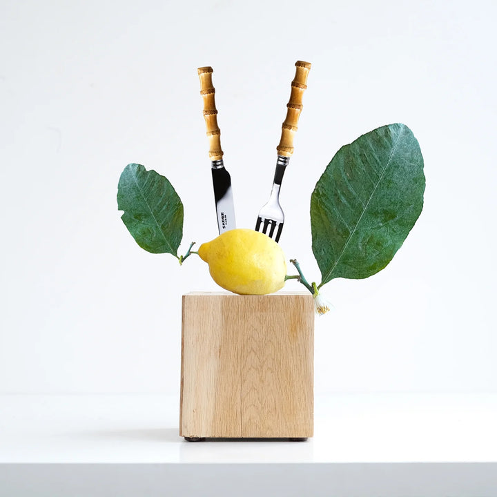 Cubertería Bambú Set/30 Piezas