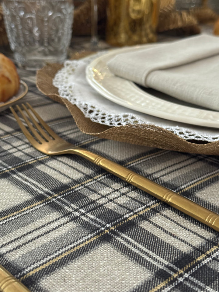 Mantel Estampado Cottage D'Hiver