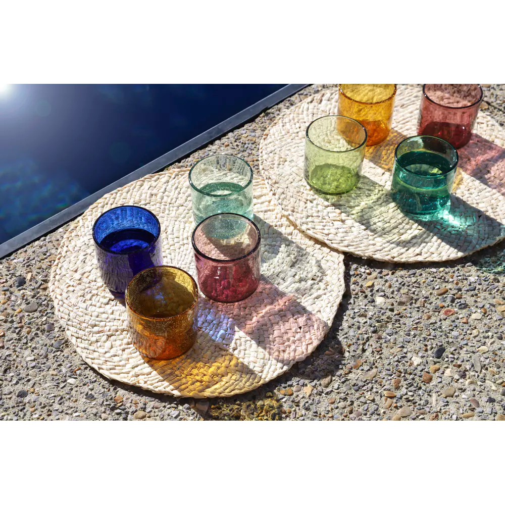 Vaso Dark Aqua Set/6