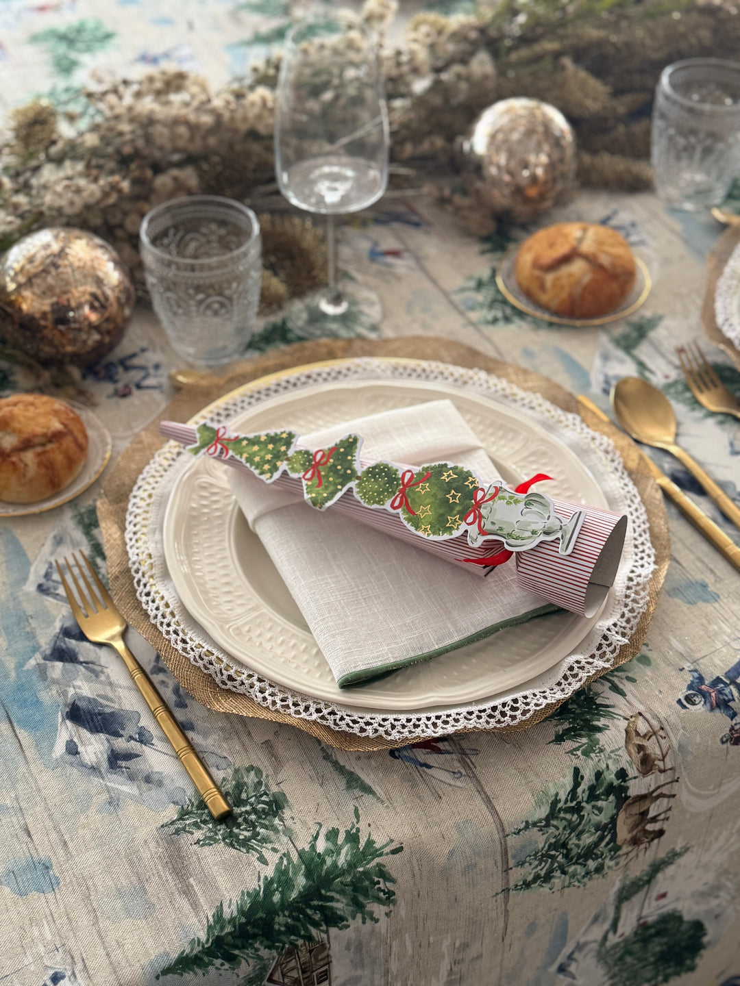 Mantel Estampado Mont Blanc